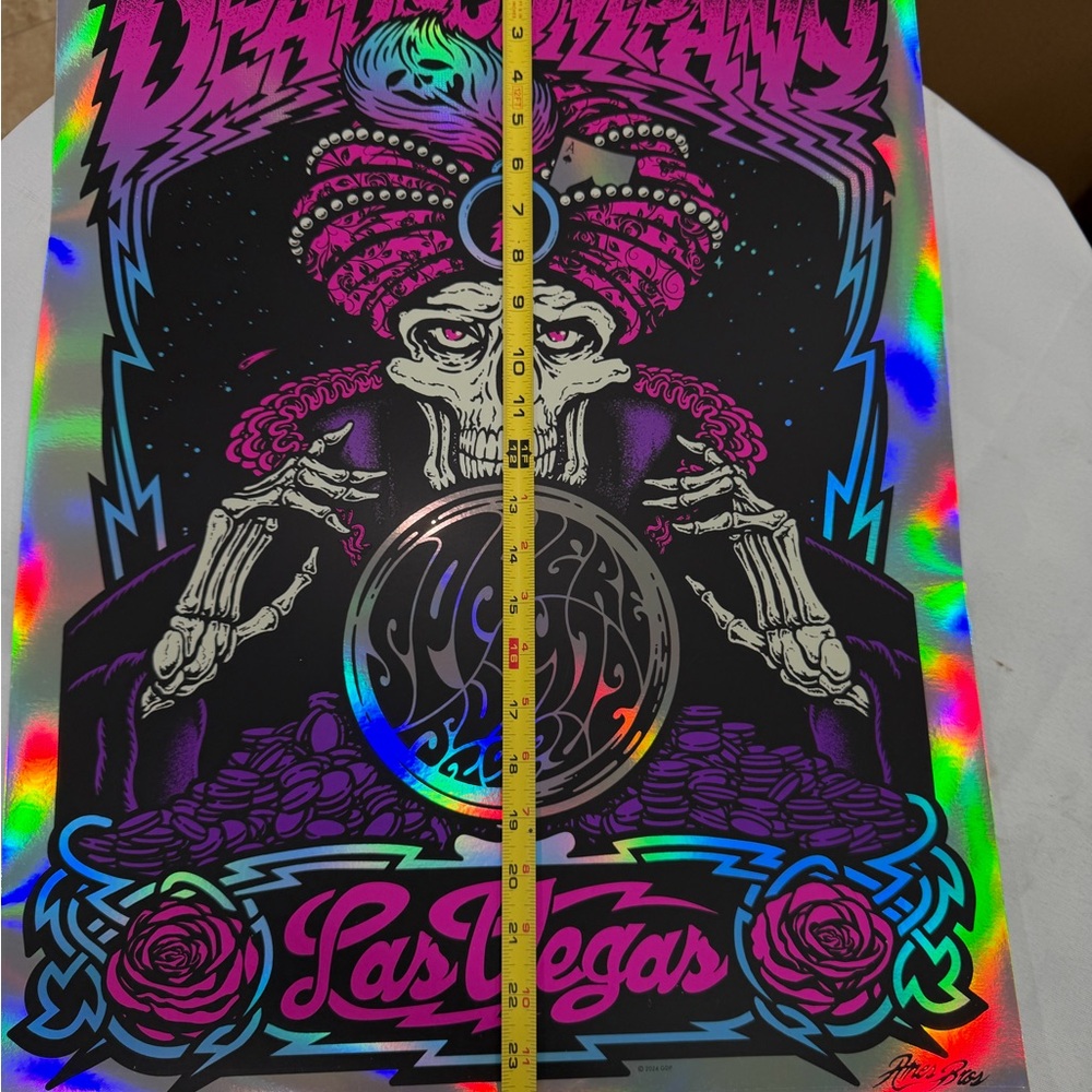 Dead and Company Holographic Skull Art Poster $100 obo